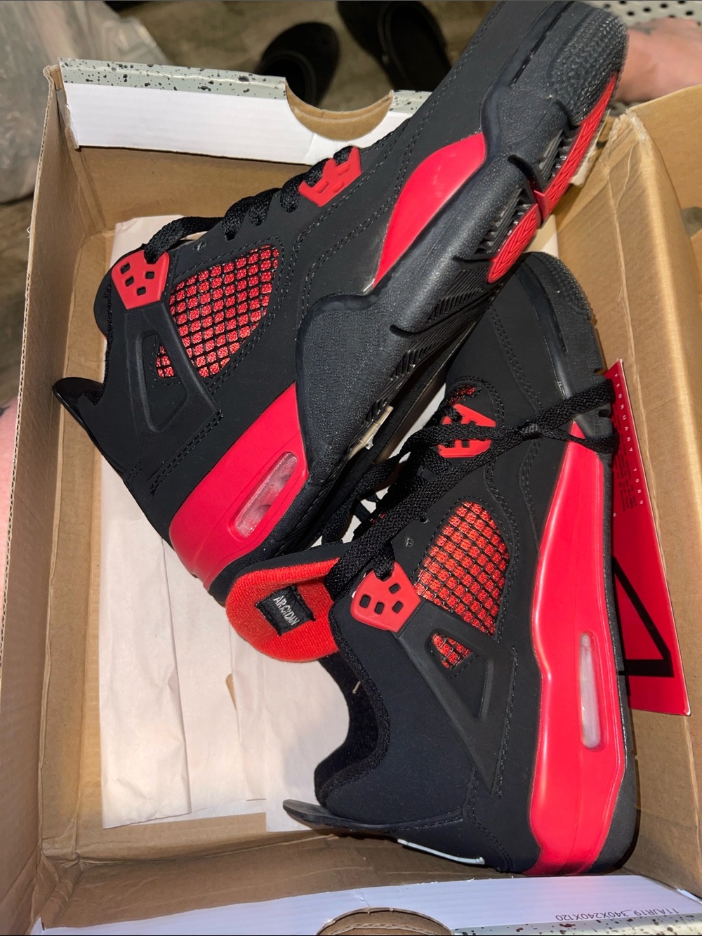 Jordan’s- Black / Red